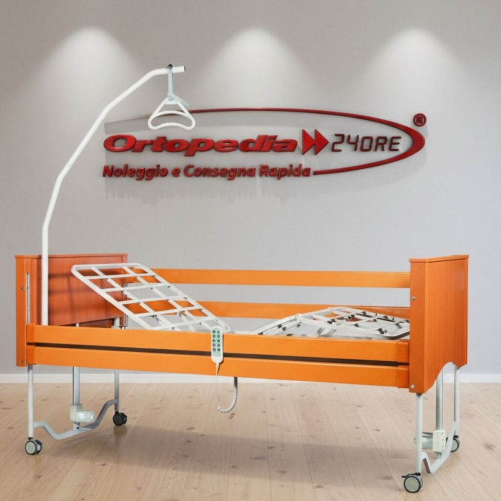 Letto Ospedaliero Elettrico in Legno con posizione Trendelenburg