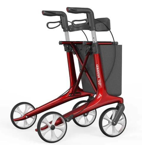 Rollator ULTRALEGGERO (5kg) con Freni e Sedile – EPIC CARBON